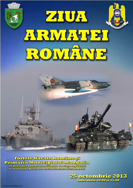  Ziua Armatei Române, sărbătorită la Mangalia